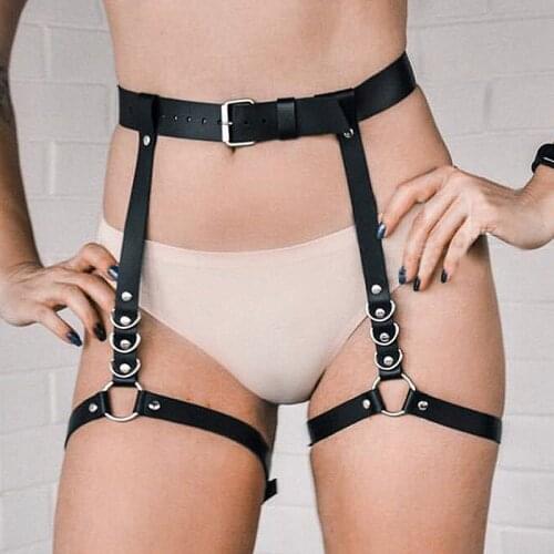 MENUEM A58 New Leather Bondage Clothes BDSM Suit Sex Toys Of SLAVE Games Cross-border Womens sexy underwear Couples Flirting