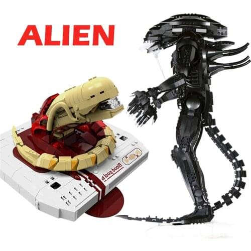 New Xingbao Genuine Creative Movie Series Construction The Alien Robot And Blood Pool Set Building Blocks MOC Bricks Party Favor