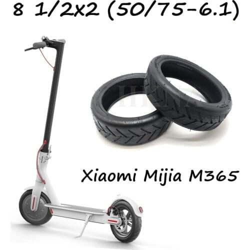50/75-6.1 Tubeles Tyre 8 1/2X2 Vacuum Tires for Xiaomi Mijia M365 PRO Electric Scooter 8.5 Inch Wheels Accessory