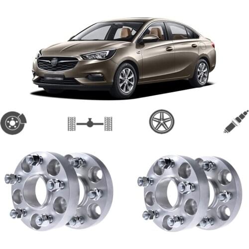 Teeze 4pcs 5X105 56.6CB 25mm Thick Hubcenteric Wheel Spacer Adapters For Buick Excelle GT 1.6i 2010