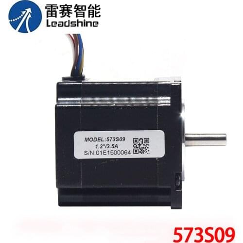 Leadshine Nema23 3Phase Stepper Motor 573S09-L Shaft Dia 6.35mm for Co2 Laser Cutting Engraving Machine