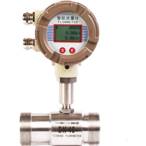 Liquid turbine flowmeter/sensor/transmitter/LWGB-32 threaded connections 4-20mA output