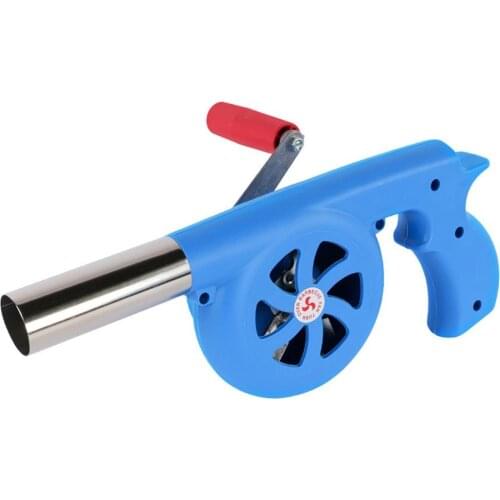 Outdoor Barbecue Fan Hand-cranked Air Blower Portable BBQ Grill Fire Bellows Tools Picnic Camping Accessories