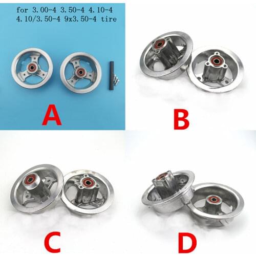 High quality 3.00-4 4.10/3.50-4 9x3.50-4 inch wheel Rim Sets Mobility Freewheel Scooter Electric Scooter Gas Scooter ATV
