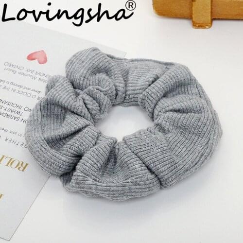 LOVINGSHA Hair Accessories For Women Brand Ladies Hair Tie Lady Scrunchies Female Ponytail Hair Girl Holder Rope ATC017
