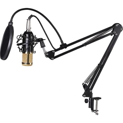 Live V8X Sound Card and BM800 Suspension Microphone Kit Broadcasting Recording Condenser Microphone Set for Computer Mobilephone