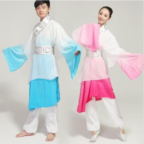 0154) Chinese Classical dance hanfu Drama man/woman Myth love story Chinese Romeo and Juliet drama stage performance folk dance