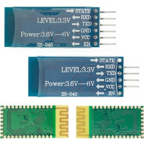 1pcs HC05 HC-05 HC06 HC-06 JY-MCU anti-reverse, integrated Bluetooth serial pass-through module, HC-05 master-slave 6pin/4PIN