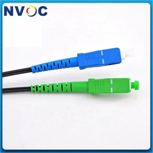 100M 50M Outdoor SC UPC Duplex FTTH Drop Patch Cable SC Singlemode 2cores G657A Fiber Optic Patch Cord