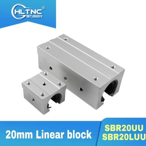 20mm Linear Rail block SBR20UU/SBR20LUU For SBR20 RAILS