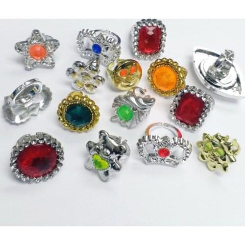 300pcs Girls Mix-P silver color Rings birthday Gift Pinata Loot Fillers Favors Novelty Favours souvenir cadeau giveawys regalo