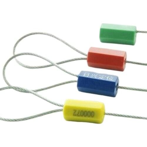 5pcs Easy lock stainless steel tightening wire seals padlock tight metal seal Tank container cable ties wholesale price