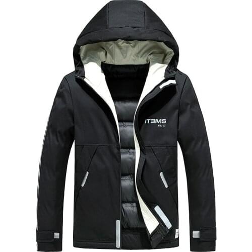 Aflczyu Men's Parkas With A Hood