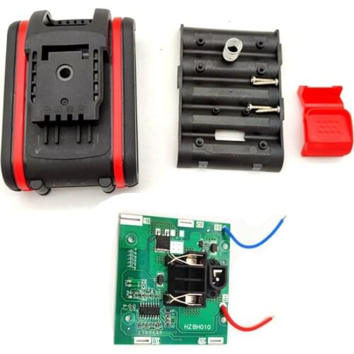 21v Cordless Electric Screwdriver Mini Drill Battery Case 18V Power Tools 18650 Box with Small 5S BMS Pcb