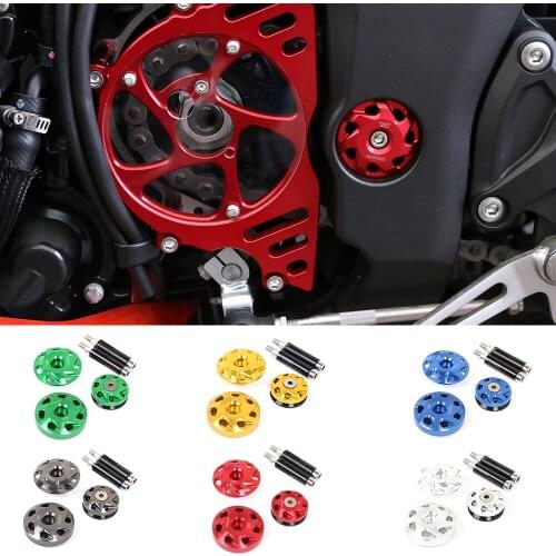 Motorcycle Accessories CNC Aluminum Alloy Frame Hole Cap Cover Plug Bolt For Kawasaki Z1000 10-16 Z1000SX 11-15 Ninja 1000 11-16