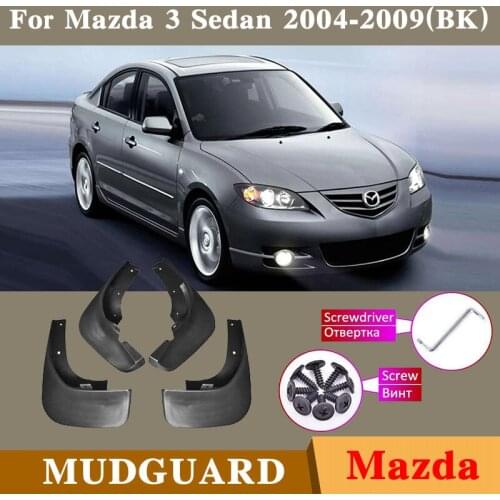 Car Products Car Accessories Fender Mudguards Splash Guards Fender Mudflaps For Mazda 3 BK Sedan Saloon 2004-2009 Car Fender