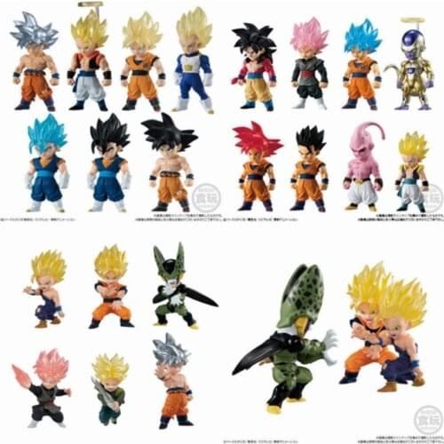 Bandai Dragon Ball Anime Adverge Box Egg SP Super 4 Goku Vegeta 2 Buu Shalu Gotenks Rice Decoration Gift Figure