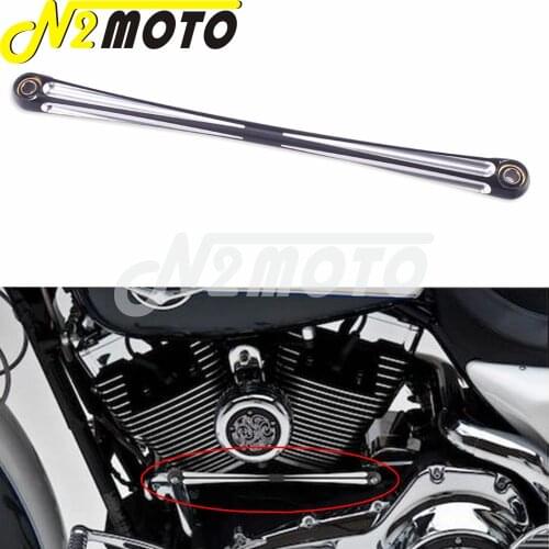 Black Motorcycle Aluminum Shift Rod Gear Shift Linkage Lever Kit For Harley Touring Softail Street Glide Road King 1986-2018