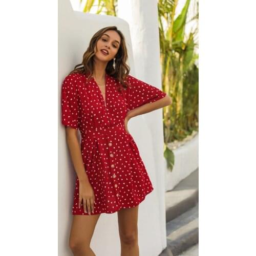 CHIRUYI Red Summer Dresses