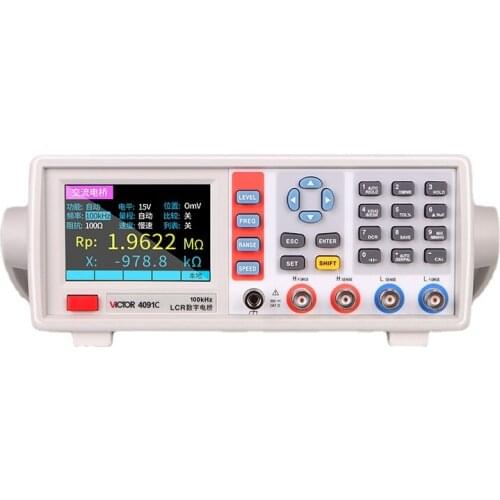 TT Victory LCR Digital Electric Bridge High Precision Vc4091c Resistance Inductance and Capacitance Meter Bridge Tester Vc4090a