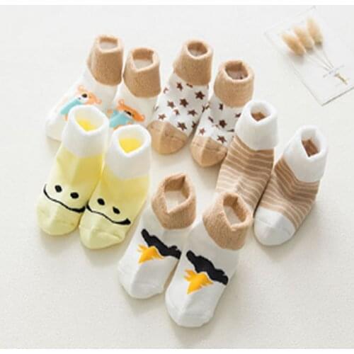 Children socks cotton thick warm baby boy female new baby terry socks winter warm Knee high Sock