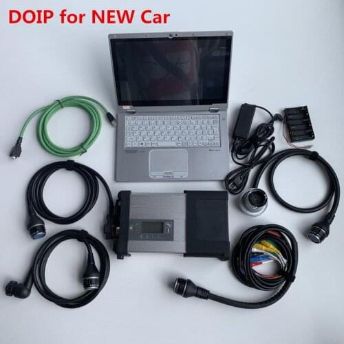 MB Car Truck Diagnosis Laptop CF-AX2 i5 4G 2020.12V Software with DOIP for MB new car SD Connect Compact 5 MB Star C5 auto Diag