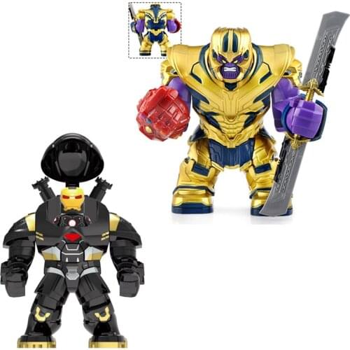 Disney action figure superheroes uilding block doll Iron Man MK building blocks toys assembled boys 4-12 years old compatible