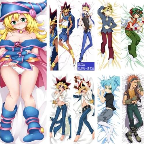November update Anime Yu-Gi-Oh! Mana Yugi Muto ATEM Noah Kaiba hugging Body pillowcase Cover Dakimakura pillow cover case