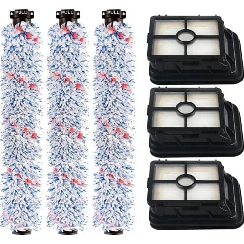 Hepa Filter Roll Brush For Bissell Crosswave 1785 1866 1868 2303 2305 2306 Series Vacuum Cleaner Floor Pet Carpet Main Brush