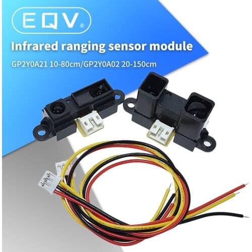 GP2Y0A21YK0F GP2Y0A02YK0F Infrared Proximity Sensor IR Analog Distance Sensor VE713 10-80cm 20-150cm Infrared distance sensor