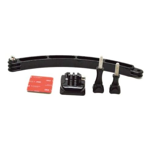 Bicycle Helmet Extension Arm Mount Bundle For GoPro Hero 4/3+/3/2/1