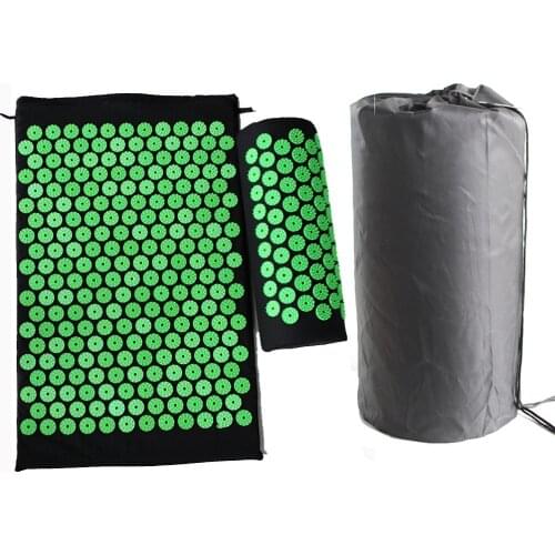 Massager Cushion Massage Mat Acupressure Relieve Back Body Pain Spike Mat Acupuncture Massage Yoga Mat/Pillow Neck Massager