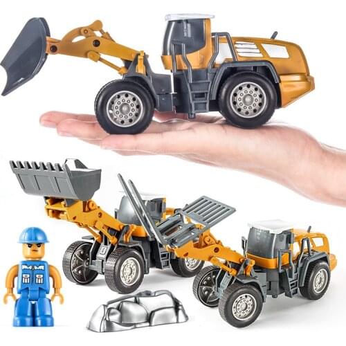 Mini Engineering Car Model Tractor Toy Dump Truck Model Cars Boys Toys Classic Toy Vehicles Mini Gift For Children Kids