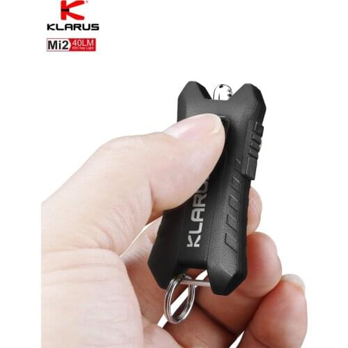 Keychain Light KLARUS Mi2 40LM Portable USB Rechargeable Mini EDC Flashlight For Everyday Carry