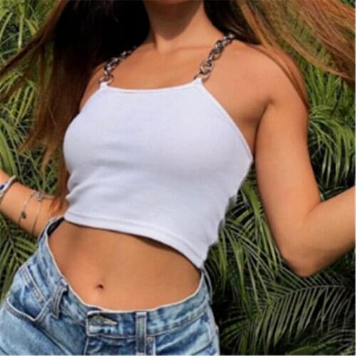 Trendy Women clothes Summer Casual off shoulder strap vest Slim sleeveless Polyester Tank Tops one pieces