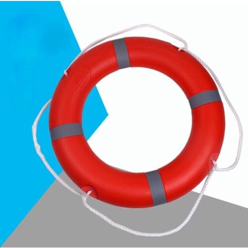 Nautical Adult Life Buoy Ring Children Wall Hanging Boat Lifebuoy Lifesaving Solid Bojka Do Plywania Swimming Accessories DK50LB