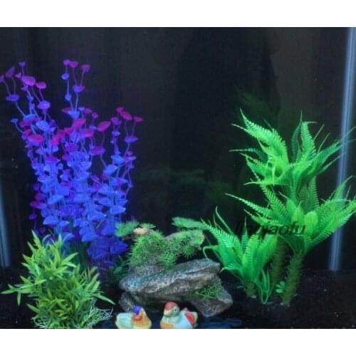 Aquarium landscaping package, fish tank rockery scenery simulation water grass combination decoration