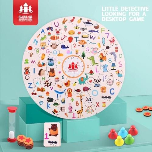 Parent-child Interactive Board Game Cute Cartoon Puzzle Toys Child Jigsaw Gifts Brain Training Educational Toys for Children