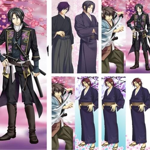 Anime Hakuouki Dakimakura characters handsome boy Chikage Kazama otaku Dakimakura throw pillow cover Hugging Body pillowcase