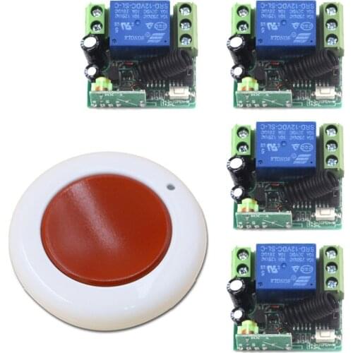 2017 New Product DC 12V Wireless Remote Control Switch System Transmitter & Receiver Mini 315/433MHZ for Garage/ Auto Door