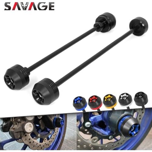 Front Rear Axle Fork Crash Sliders For YAMAHA MT-09 FZ-09 FJ-09 MT09 Tracer 900 2014-2021 Motorcycle Accessories Wheel Protector