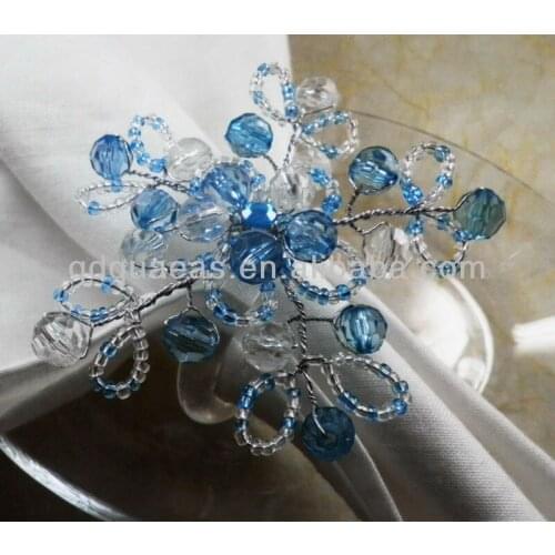 Aliexpress sold beaded wedding napkin ring