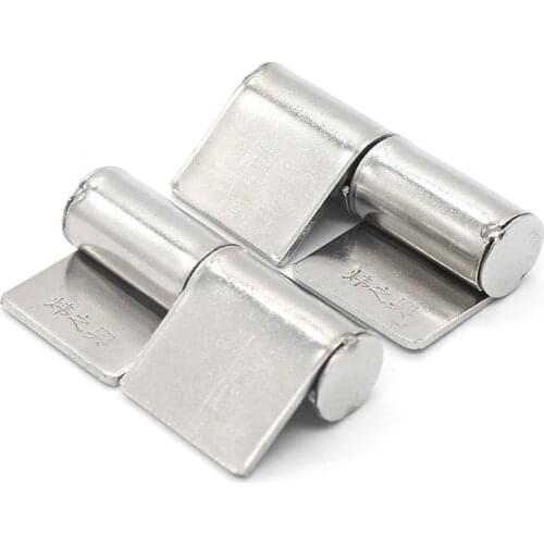 Removal Automobile Welded Door Axle 20X73MM Stainless Steel Welded Flag Hinge