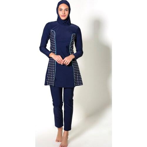 C & City 7294-2 Hijab Swimwear Navy Blue