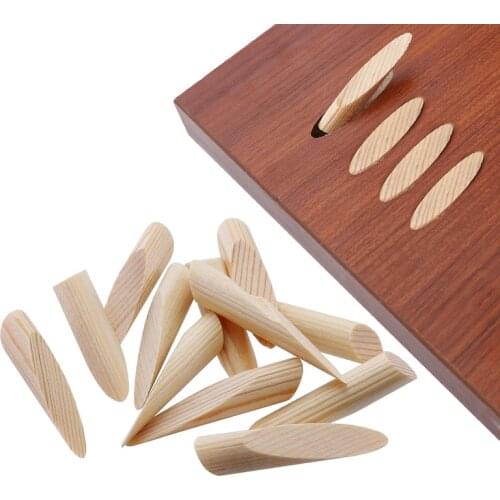 Pocket Hole Plugs 9.5mm 3/8" Wood Drill Accessories 50pcs Pine Wood Plugs for Woodworking Pocket Hole