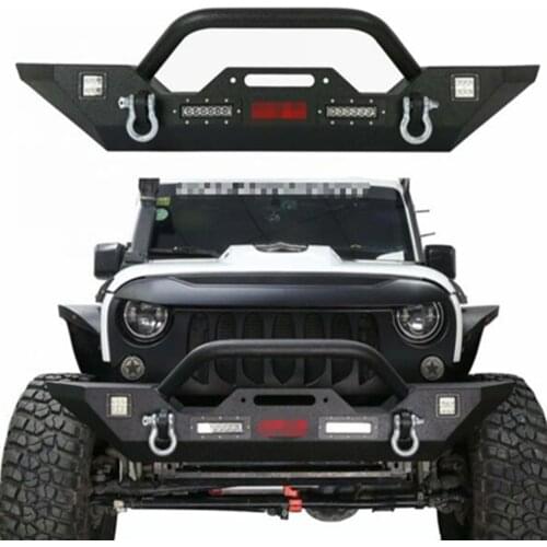 1 set steel front bumper for Jeep Wrangler JK 2007-2017 J40-3