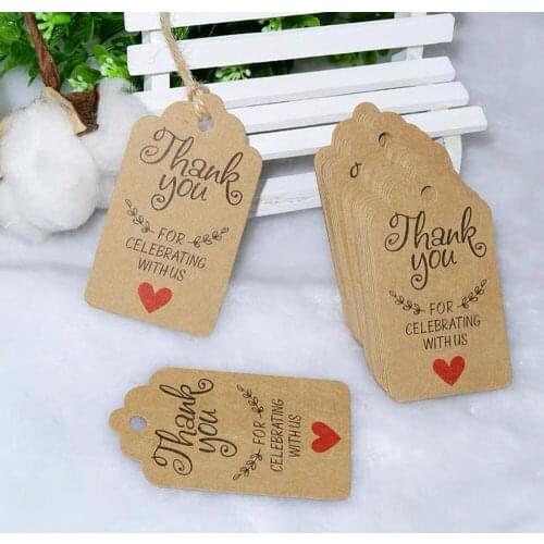 100/Round/Square Tag Thank You For Your Order Hanging Up The Gift To Wrap Up The Hemp Rope Handmade With Love Small Business tag