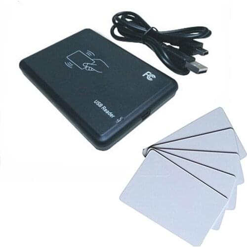 15 kinds output format 13.56MHz Black USB Proximity Sensor Smart rfid NFC IC Card Reader 14443A with USB avoid driver