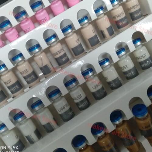 20pcs 5ml Whitening Serum BB Cream Glow Meso Brightenin Serum BB Cream foundation Beauty Salon Cosmetic makeup skin care ampoule