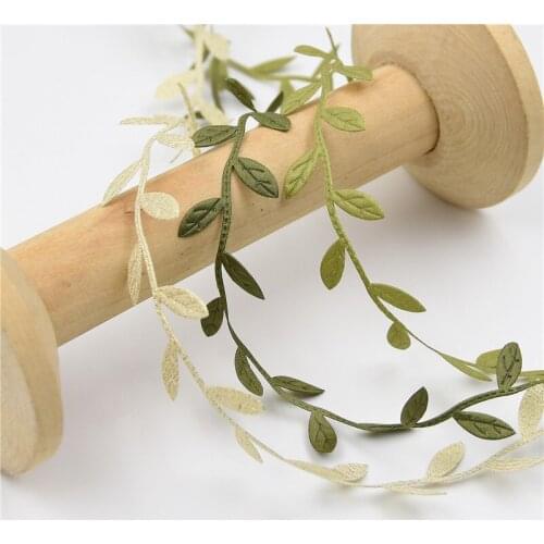 5meters/roll) Leaf Shape Ultrasonic Embossed Leaf With Lace DIY Handmade Decoration Flower Packaging Gift Wrapping